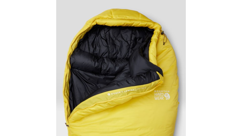 Mountain Hardwear Lamina W 0F/-18C Sleeping Bag - Womens, Mustard, XXL, 2095252-720-LNGxLH