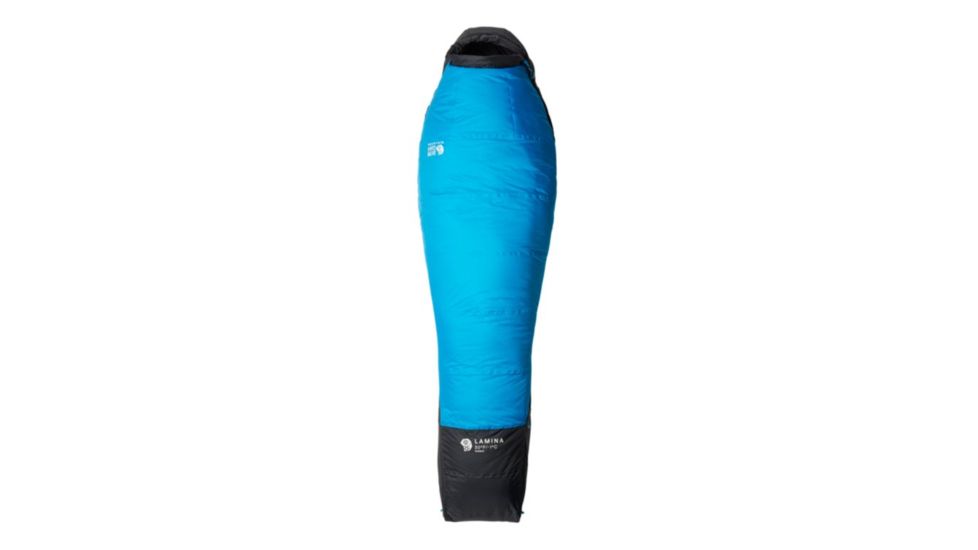 Mountain Hardwear Lamina 30F/-1C Sleeping Bag, Electric Sky, Short, LH, OS8148434-SHT-LH