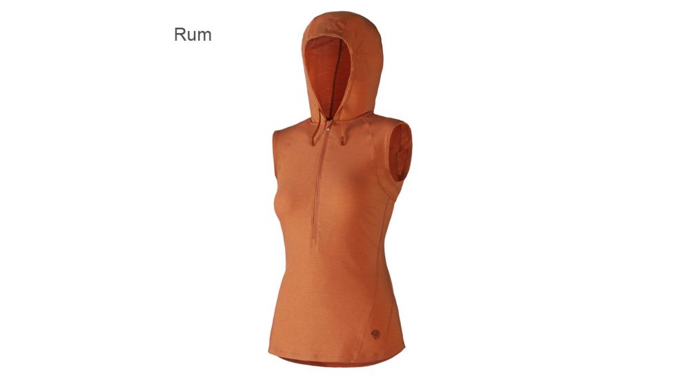Mountain Hardwear Lucania Sleeveless Hoody - Women's - Stone Green-Small