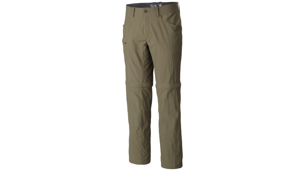 Mountain Hardwear Mesa Convertible Pant V.2 - Men's-Stone Green-Long Inseam-Large