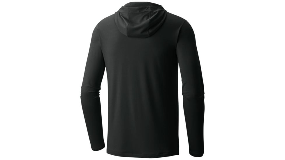 Mountain Hardwear Metonic Long Sleeve Hoody - Men's, Stealth Grey, S 1778831006-S