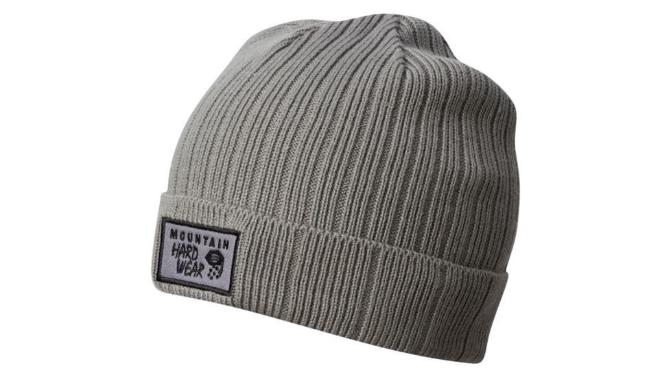 Mountain Hardwear MHW Logo Beanie Hat, Manta Grey, One Size, 1796571073-O/S