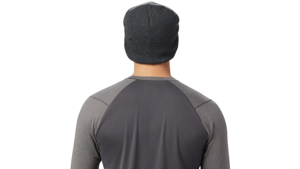 Mountain Hardwear MHW Logo Beanie - Unisex, Dark Storm, One Size, OU8266004-O/S