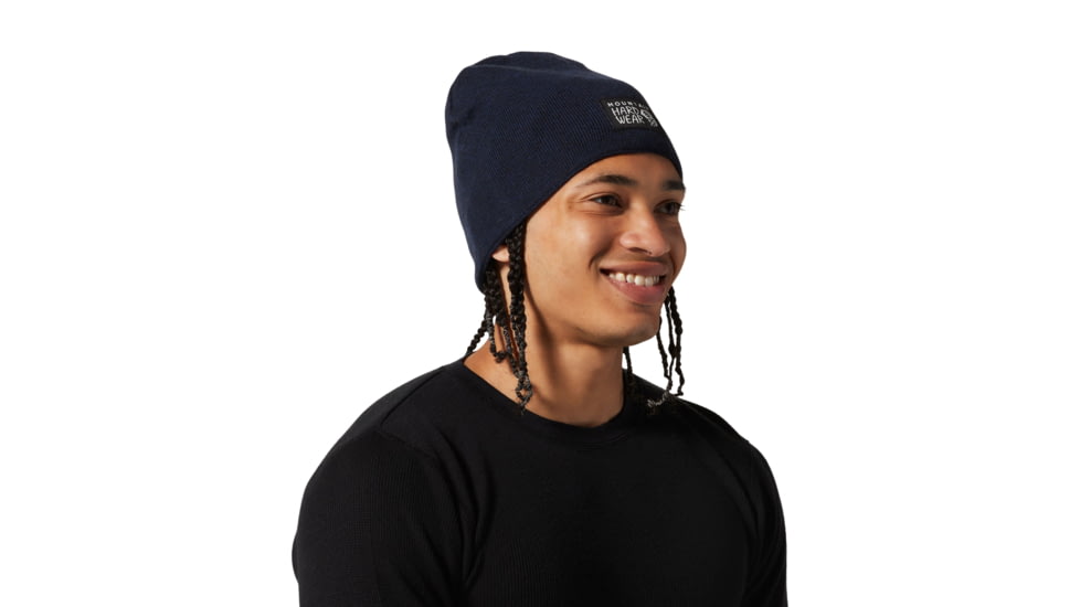 Mountain Hardwear MHW Logo Beanie - Unisex, Hardwear Navy, One Size, 1868731425-HO/S