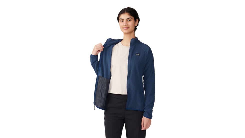 Mountain Hardwear Microchill Full Zip Jacket - Womens, 401, L, 2104881-401-L