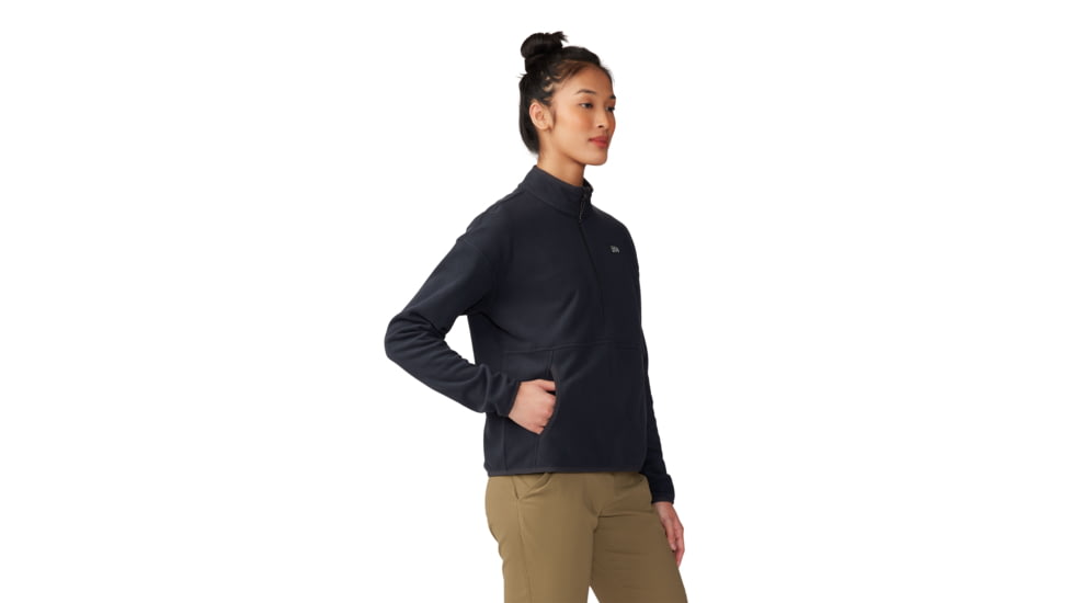 Mountain Hardwear Microchill Half Zip Sweatshirt - Womens, 010, S, 2104261-010-S