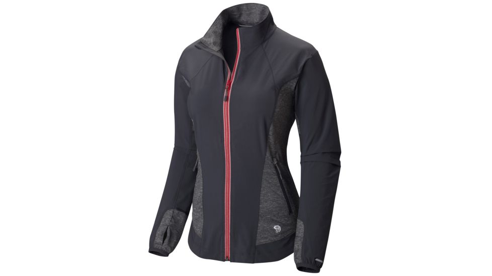 Mountain Hardwear Mighty Power Hybrid Jacket - Womens-Graphite/Graphite Heather-Medium