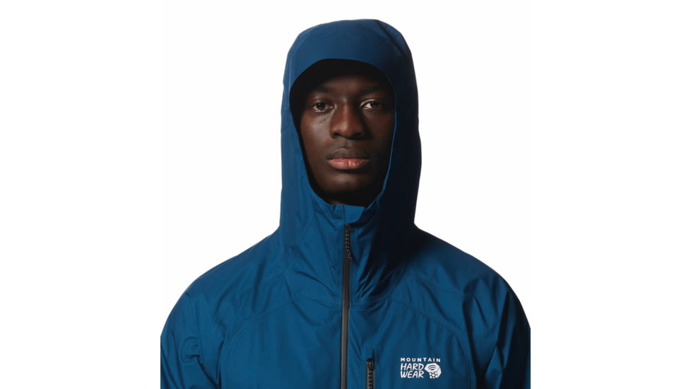 Mountain Hardwear Minimizer Gore-Tex Paclite Plus Jacket - Mens, Dark Caspian, Large, 2024571418-Dark Caspian-L