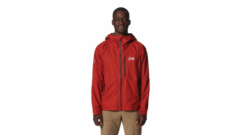 Mountain Hardwear Minimizer Gore-Tex Paclite Plus Jacket - Mens, Desert Red, Large, 2024571831-Desert Red-L