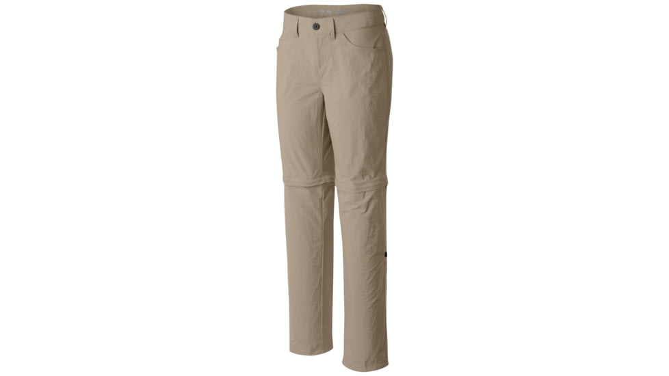Mountain Hardwear Mirada Convertible Pant - Women's-Fossil-Long Inseam-6
