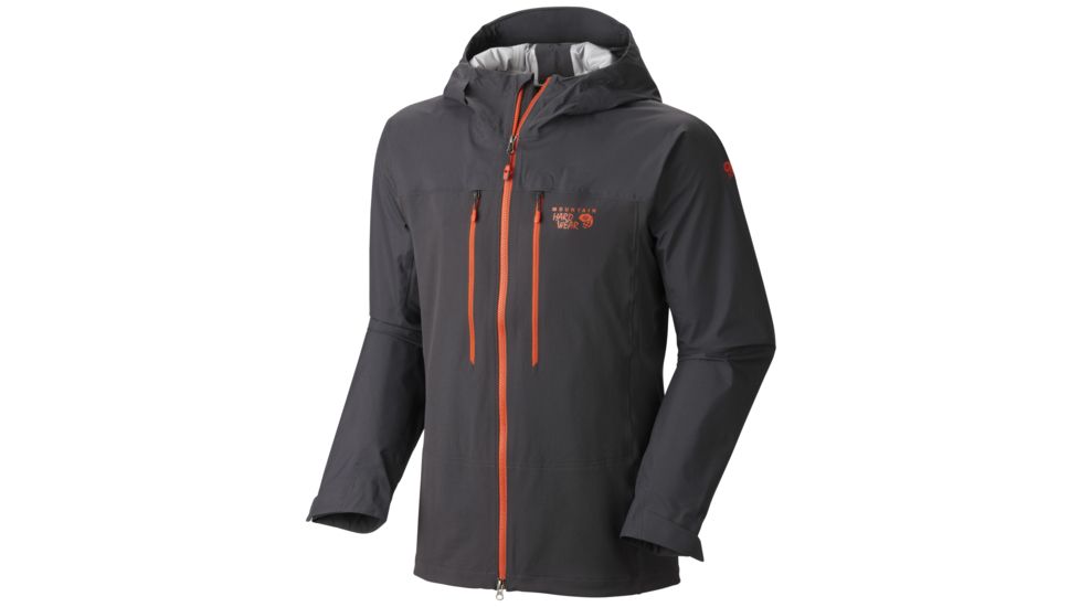 Mountain Hardwear Mixaction Jacket - Mens-Shark/Shark-Large