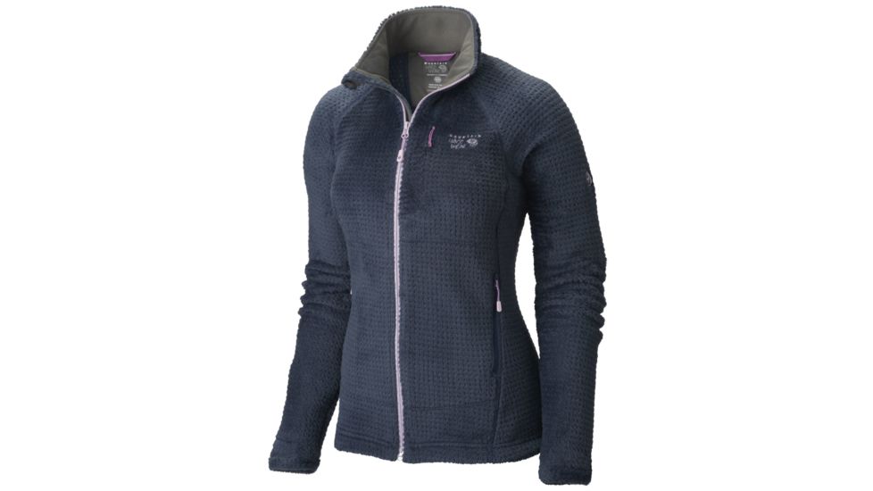 Mountain Hardwear Monkey Woman Grid II Jacket - Women's-Zinc/Phantom Purple-Large