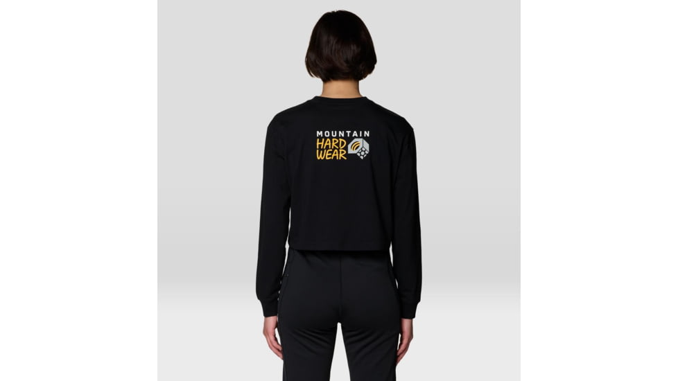 Mountain Hardwear MHW Box Logo LS Crop - Womens