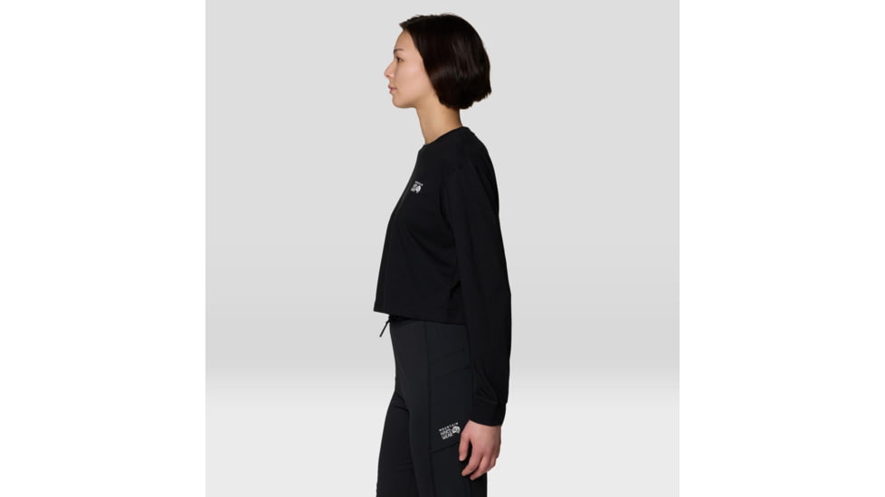 Mountain Hardwear MHW Box Logo LS Crop - Womens