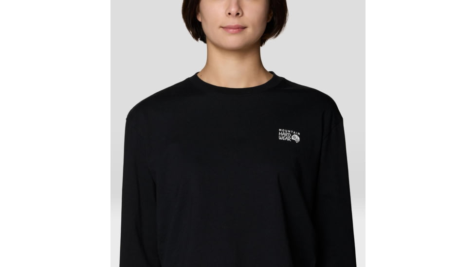 Mountain Hardwear MHW Box Logo LS Crop - Womens