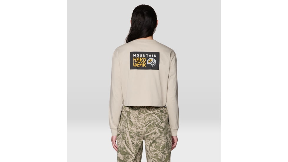 Mountain Hardwear MHW Box Logo LS Crop - Womens