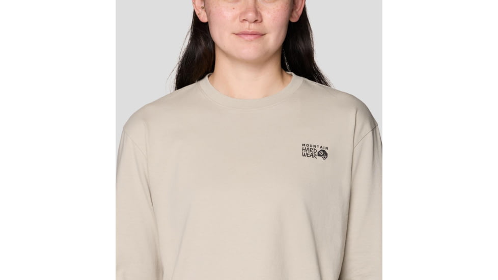 Mountain Hardwear MHW Box Logo LS Crop - Womens