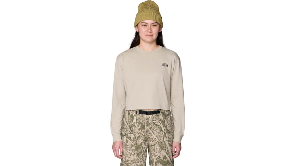 Mountain Hardwear MHW Box Logo LS Crop - Womens