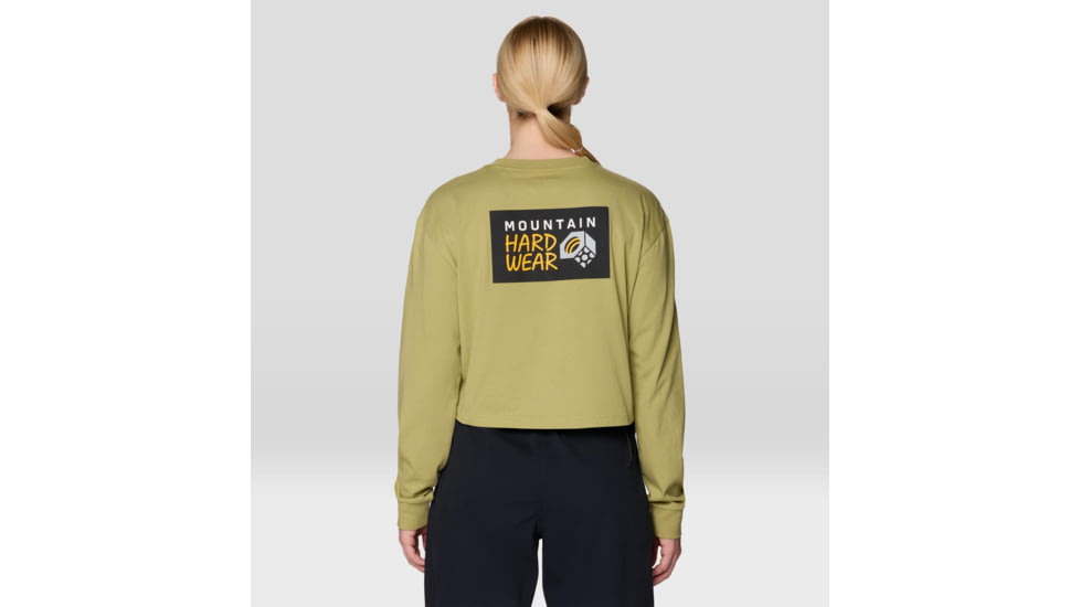 Mountain Hardwear MHW Box Logo LS Crop - Womens
