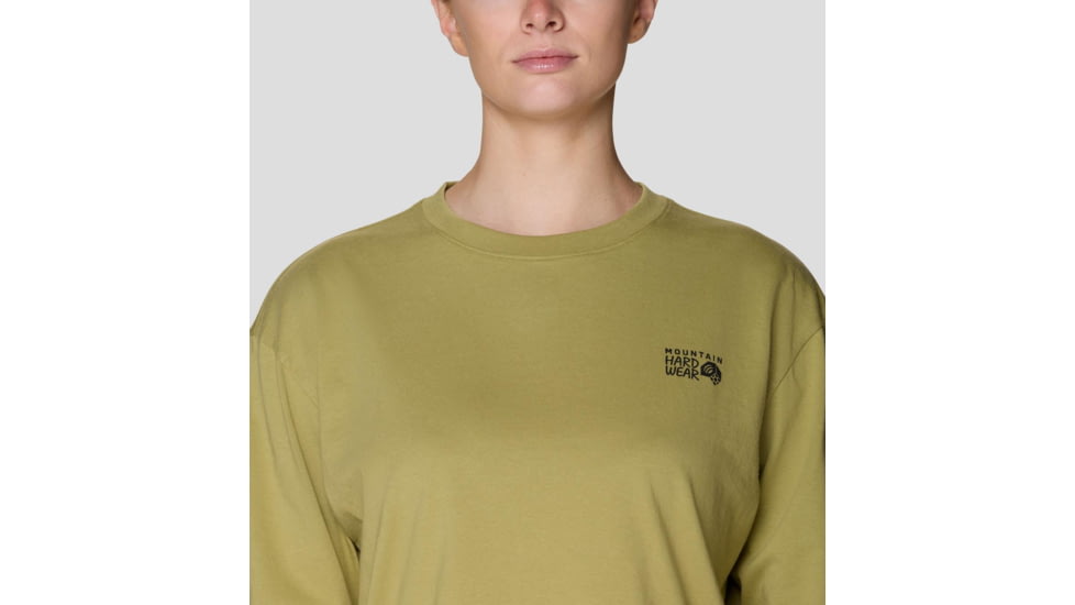 Mountain Hardwear MHW Box Logo LS Crop - Womens