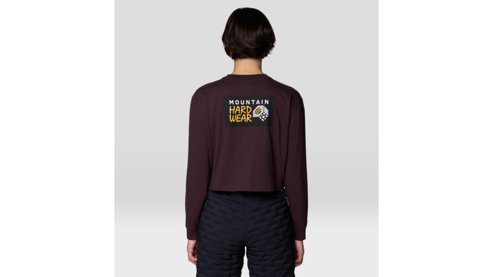 Mountain Hardwear MHW Box Logo LS Crop - Womens