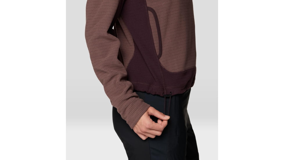 Mountain Hardwear Summit Grid Half Zip Hoody - Womens