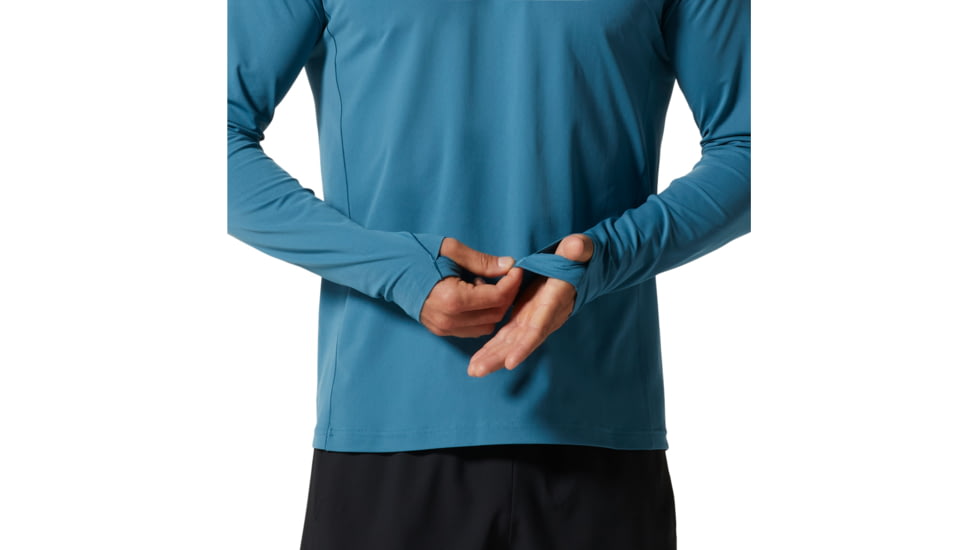 Mountain Hardwear Mountain Stretch Hoody - Mens, Caspian, 2XL, 1942321442-Caspian-XXL