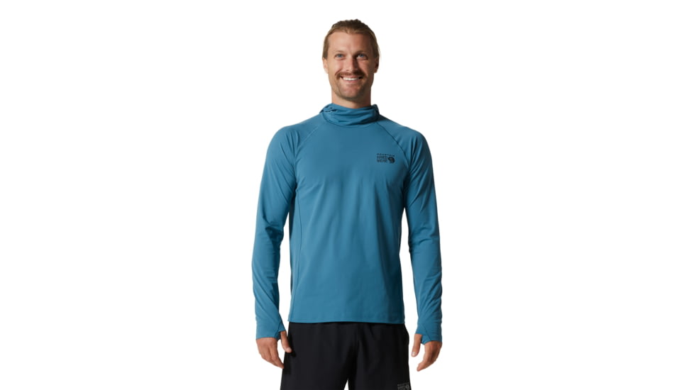 Mountain Hardwear Mountain Stretch Hoody - Mens, Caspian, 2XL, 1942321442-Caspian-XXL