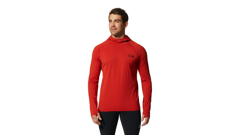 Mountain Hardwear Mountain Stretch Hoody - Mens, Desert Red, 2XL, 1942321831-Desert Red-XXL