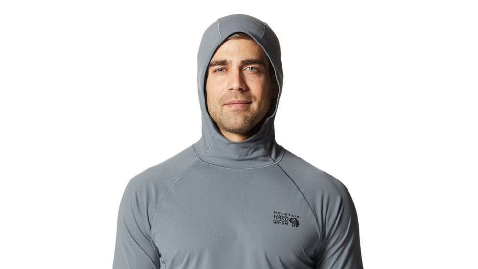 Mountain Hardwear Mountain Stretch Hoody - Mens, Foil Grey, Medium, 1942321056-Foil Grey-M