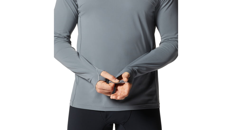 Mountain Hardwear Mountain Stretch Hoody - Mens, Foil Grey, Medium, 1942321056-Foil Grey-M