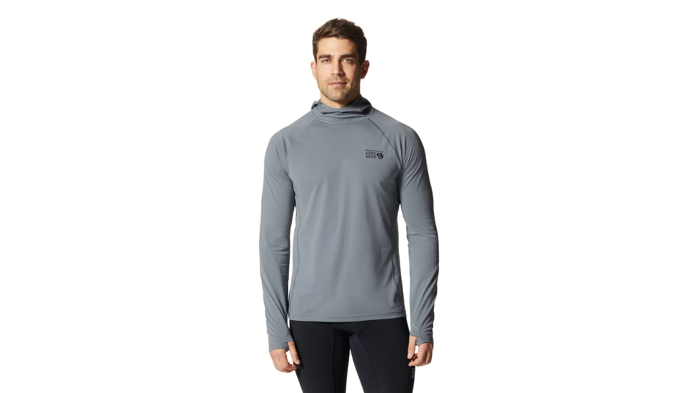 Mountain Hardwear Mountain Stretch Hoody - Mens, Foil Grey, Medium, 1942321056-Foil Grey-M