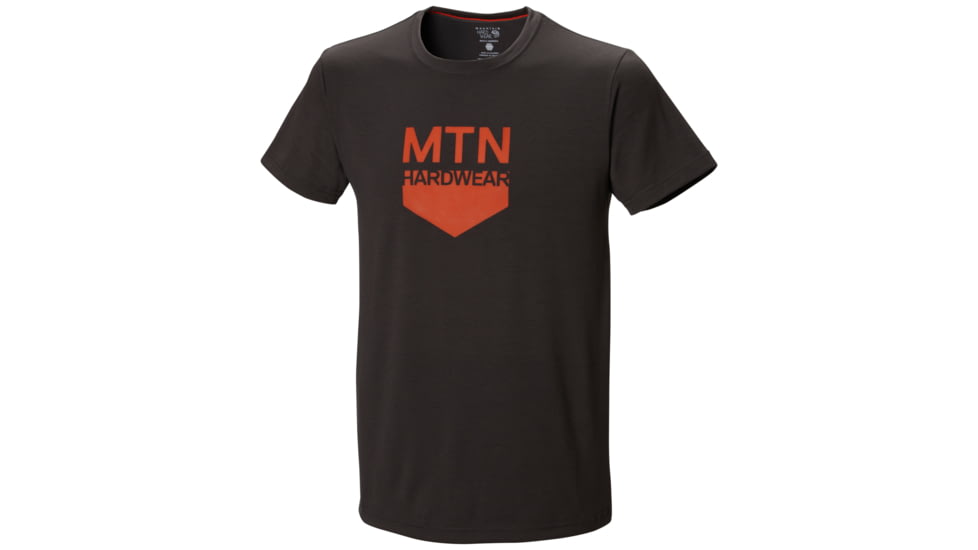 Mountain Hardwear MTN Corner Short Sleeve T - Men's-Shark-Small