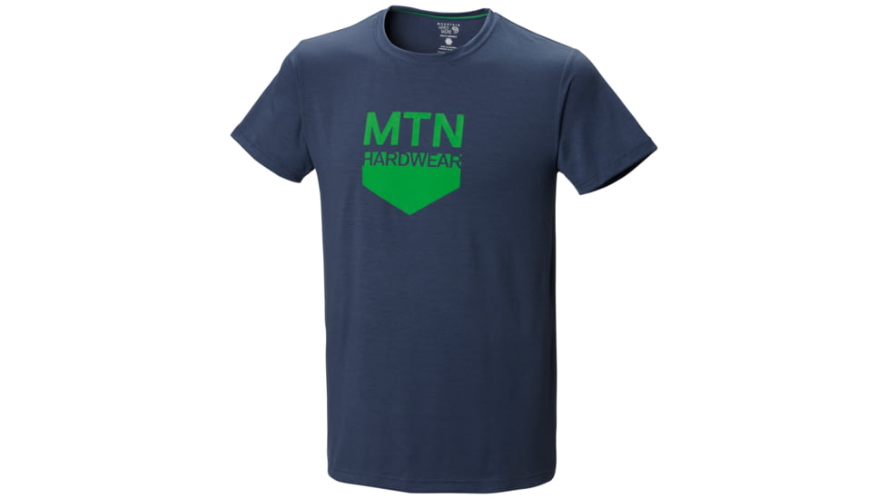 Mountain Hardwear MTN Corner Short Sleeve T - Men's-Zinc-Small