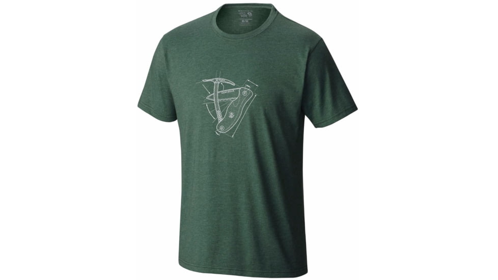 Multi Tool Short Sleeve T - Mens-Heather Forest-X-Large