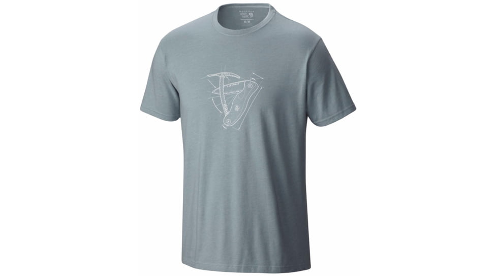 Multi Tool Short Sleeve T - Mens-Heather Ice Shadow-Large