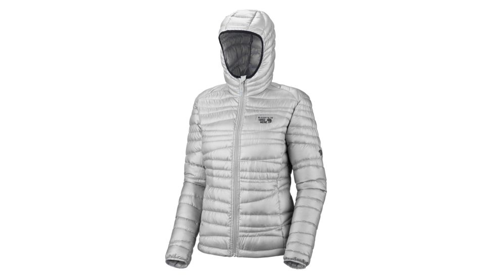 Mountain Hardwear Nitrous Hooded Jacket - Women's - Cool Grey-Large