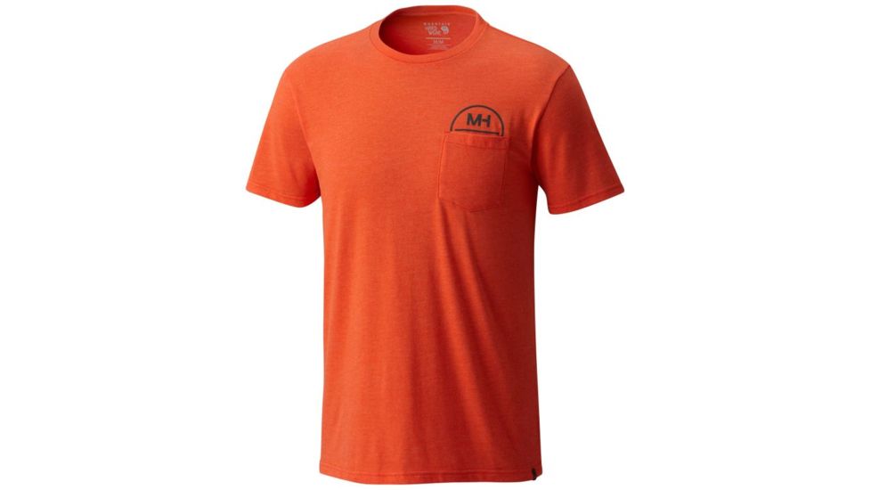 Mountain Hardwear North Palisade Short Sleeve T-Shirt - Men's, Heather State Orange, S 1788671843-S