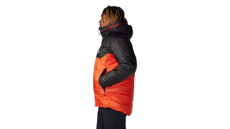 Mountain Hardwear Phantom Belay Down Parka - Men's, State Orange, Black, S, 2092281-842-S