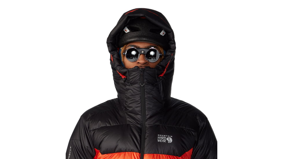 Mountain Hardwear Phantom Belay Down Parka - Men's, State Orange, Black, S, 2092281-842-S