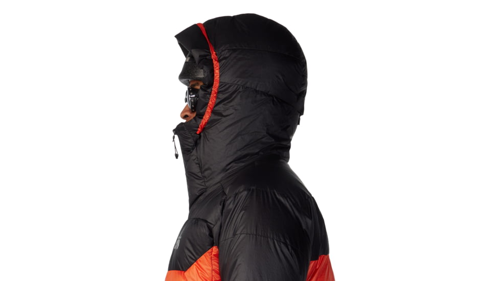 Mountain Hardwear Phantom Belay Down Parka - Men's, State Orange, Black, S, 2092281-842-S