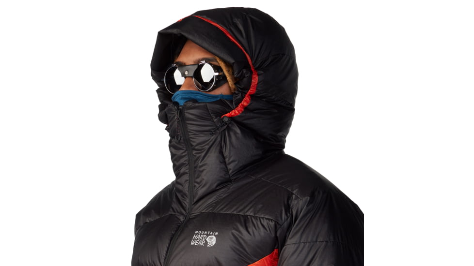 Mountain Hardwear Phantom Belay Down Parka - Men's, State Orange, Black, S, 2092281-842-S