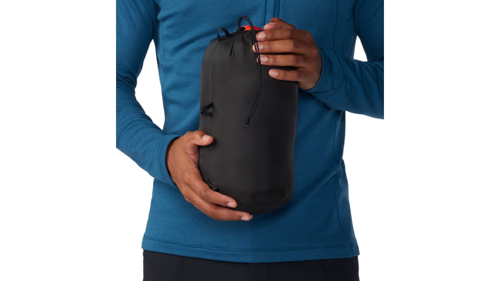 Mountain Hardwear Phantom Belay Down Parka - Men's, State Orange, Black, S, 2092281-842-S