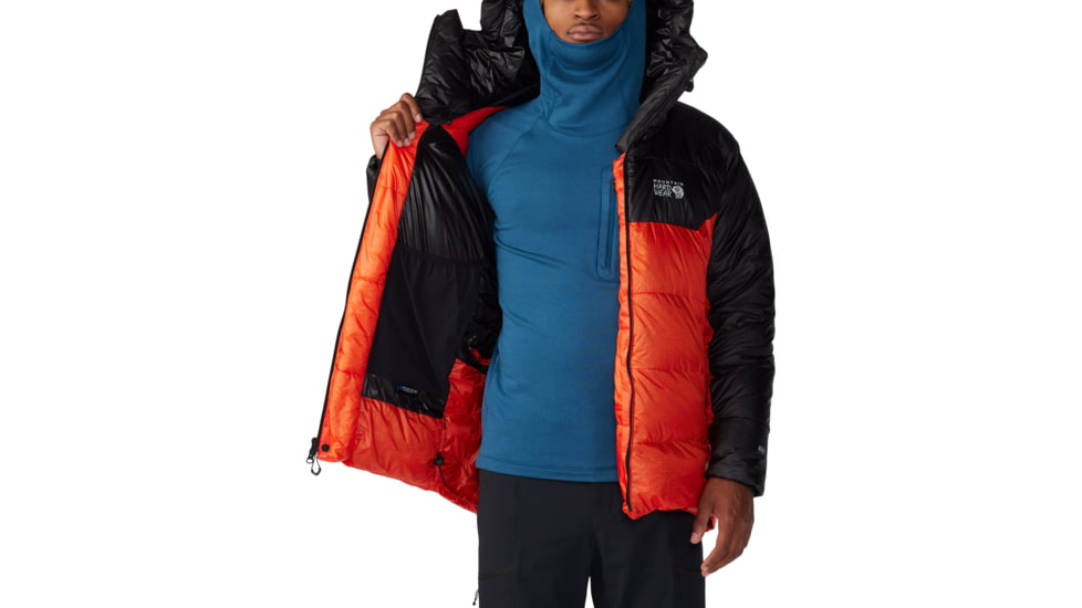 Mountain Hardwear Phantom Belay Down Parka - Men's, State Orange, Black, S, 2092281-842-S
