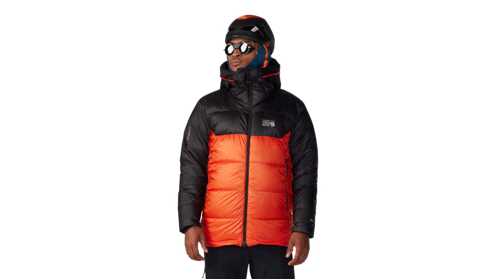Mountain Hardwear Phantom Belay Down Parka - Men's, State Orange, Black, S, 2092281-842-S