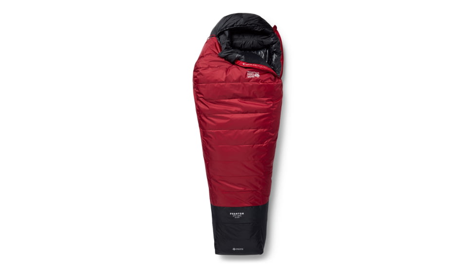 Mountain Hardwear Phantom Gore-Tex 0F/-18C Sleeping Bags, Reg, Alpine Red, REGxLH, 190423058037