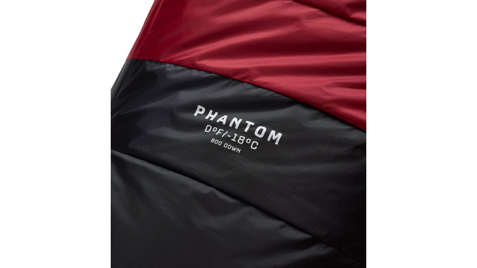 Mountain Hardwear Phantom Gore-Tex 0F/-18C Sleeping Bags, Reg, Alpine Red, REGxLH, 190423058037