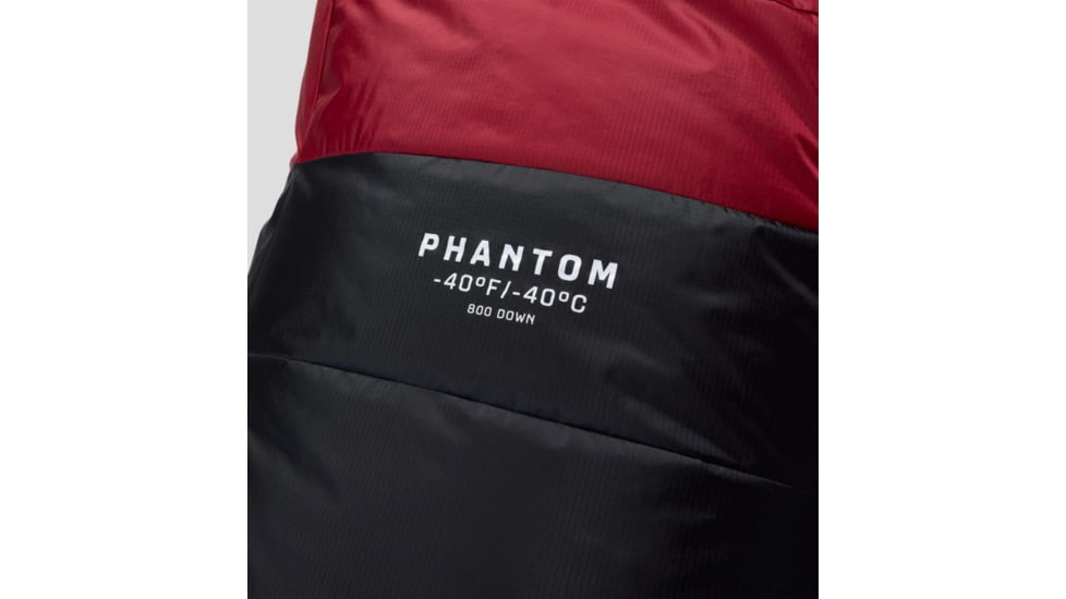 Mountain Hardwear Phantom Gore-Tex -40F/-40C Sleeping Bags, Alpine Red, MxS, 190423061266