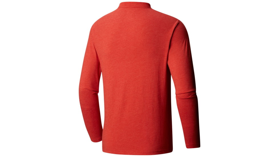 Mountain Hardwear Phases of the Space Station Long Sleeve, Heather Dark Fire, XXL, 1792821699-XXL