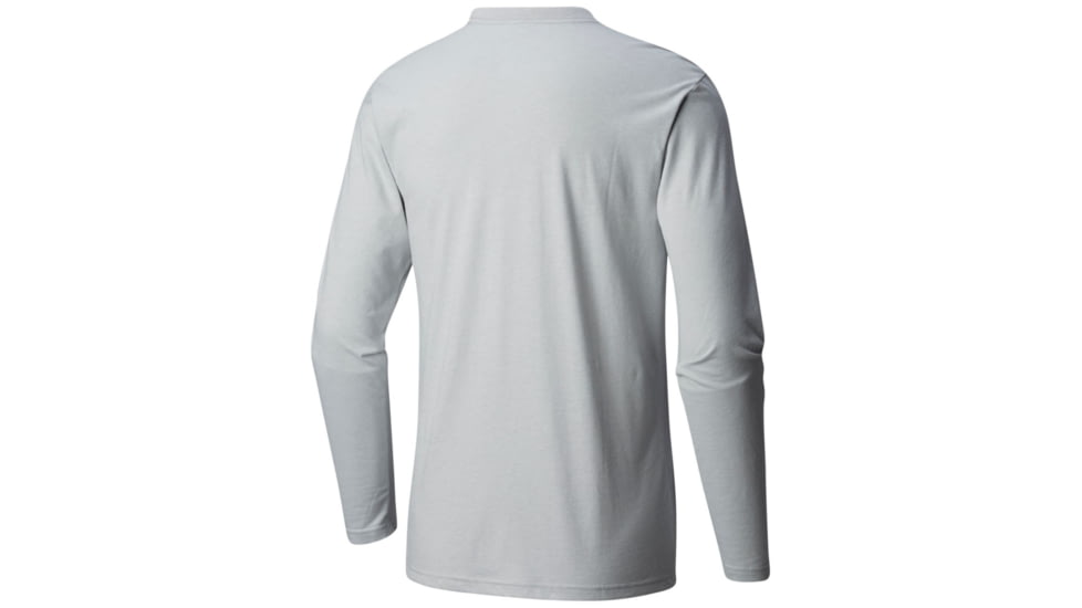 Mountain Hardwear Phases of the Space Station Long Sleeve, Heather Grey Ice, XXL, 1792821064-XXL